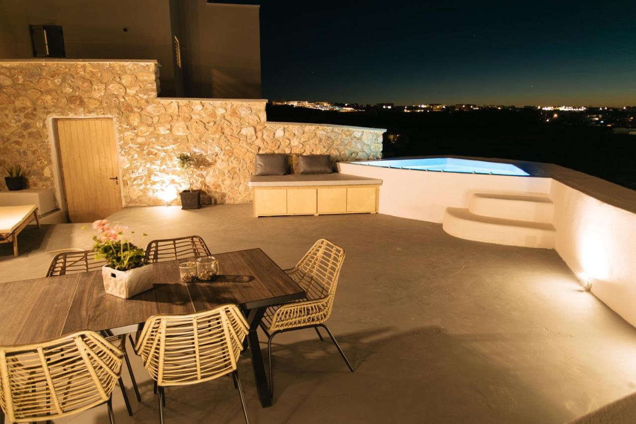 Amer Villa Santorini With Outdoor Hot Tub Vothon Luaran gambar